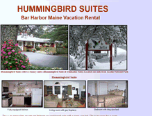 Tablet Screenshot of hummingbirdsuites.com
